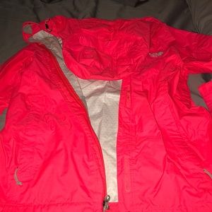 The North Face Bright Pink Rain Coat